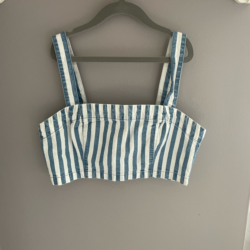 Forever 21 Striped Two piece set